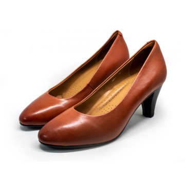 3091 Caratti Classic Leather Heels (Mid)