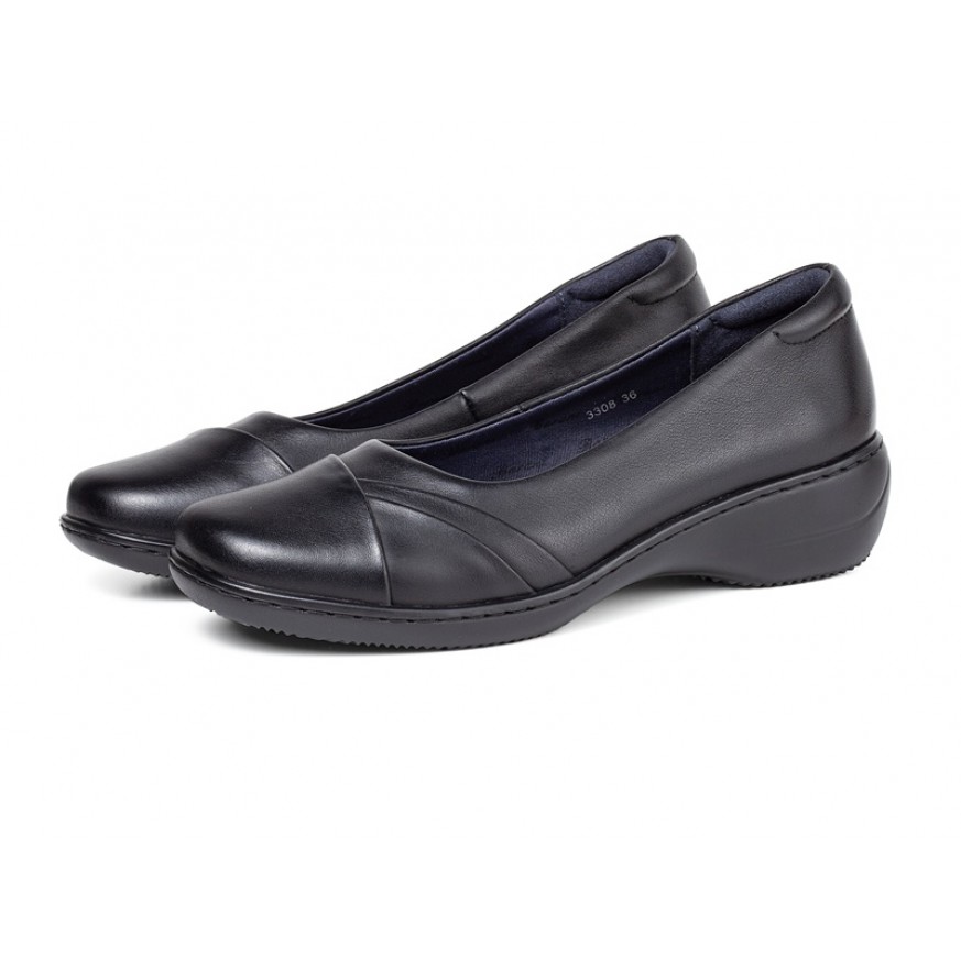 3308 Barani Leather Pumps (Cross Toe Cap)