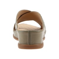 3632 Barani Leather Sandals (Cross-Strap, Slip-On)