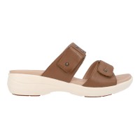 6222 Barani Comfort Leather Slippers (Double Strap)
