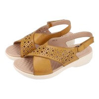 6224 Barani Comfort Leather Sandals (Cross Strap)