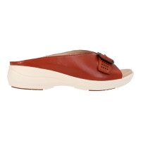 6225 Barani Comfort Leather Slippers (Single Strap)