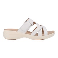 6226 Barani Comfort Leather Slippers (Cross Strap)