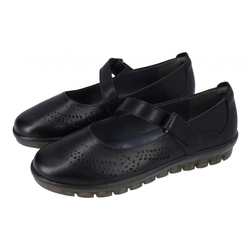 675-5 Barani Leather Pumps (Mary Jane)