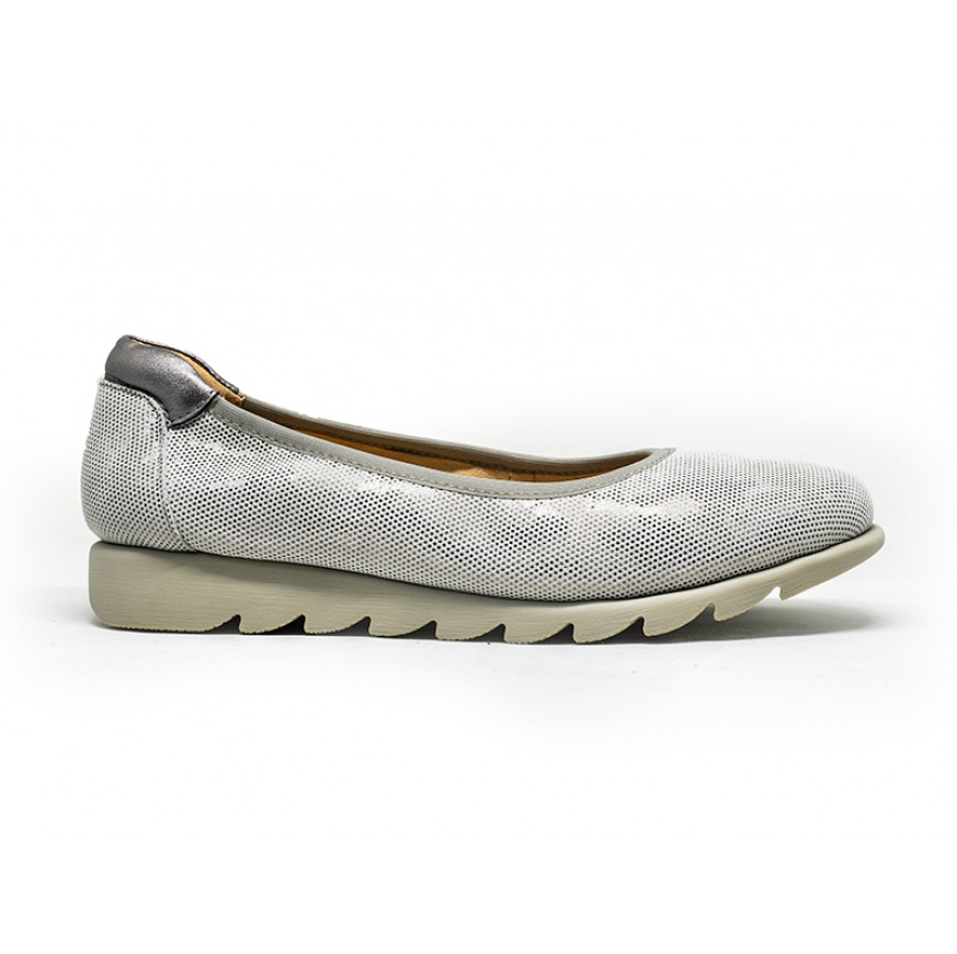 8938-220 Barani Leather Pumps/Ballet Flats (Textured Leather)