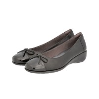 8948-150 Barani Leather Pumps (with Micro Wedge, Fixed Ribbon)