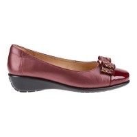 8948-159 Barani Leather Pumps (with Micro Wedge, Fixed Buckle)