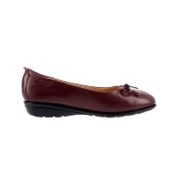 8965-3 Barani Leather Pumps (with Fixed Bow)